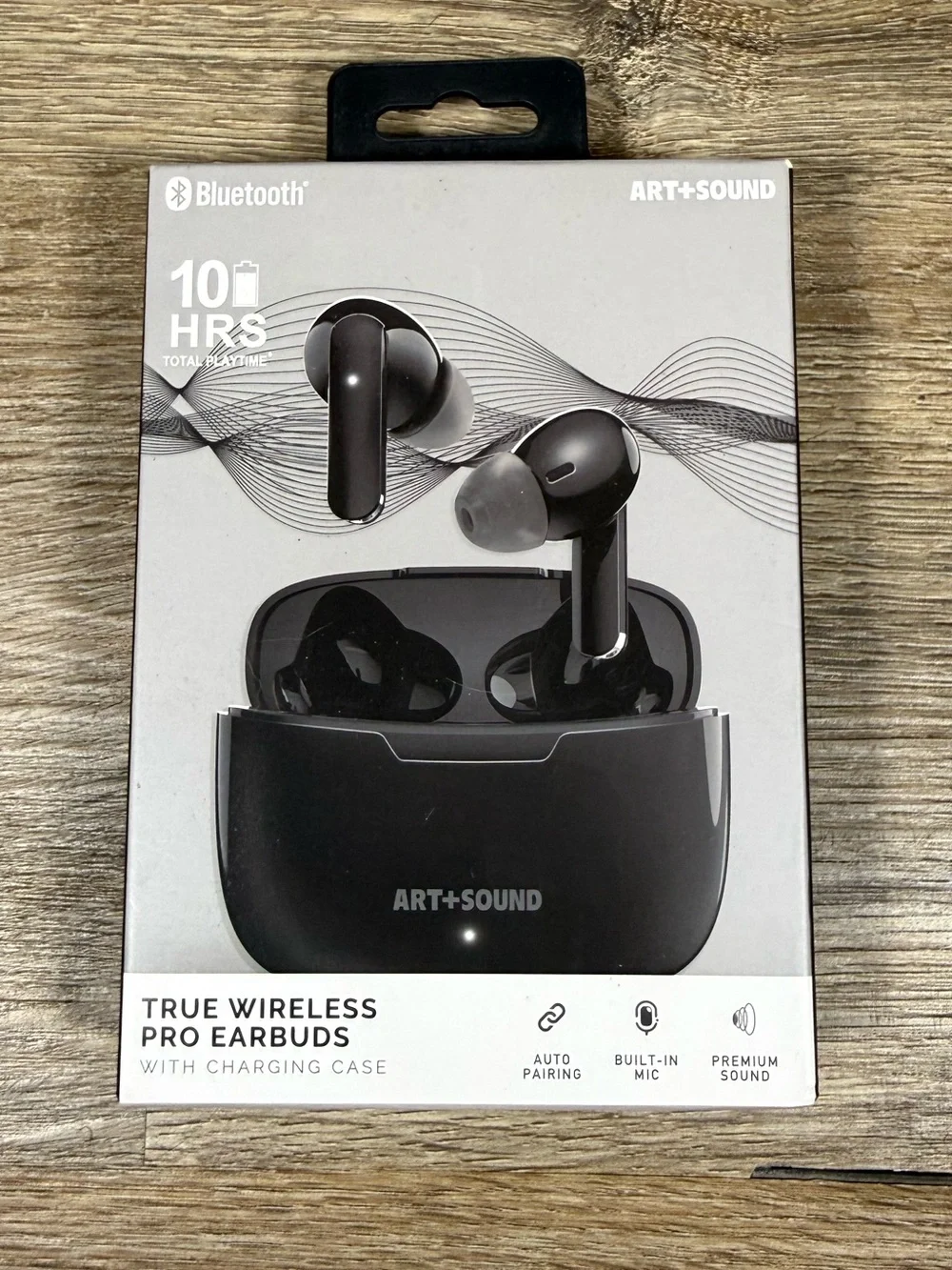 True Wireless Pro Earbuds in Black - Bluetooth